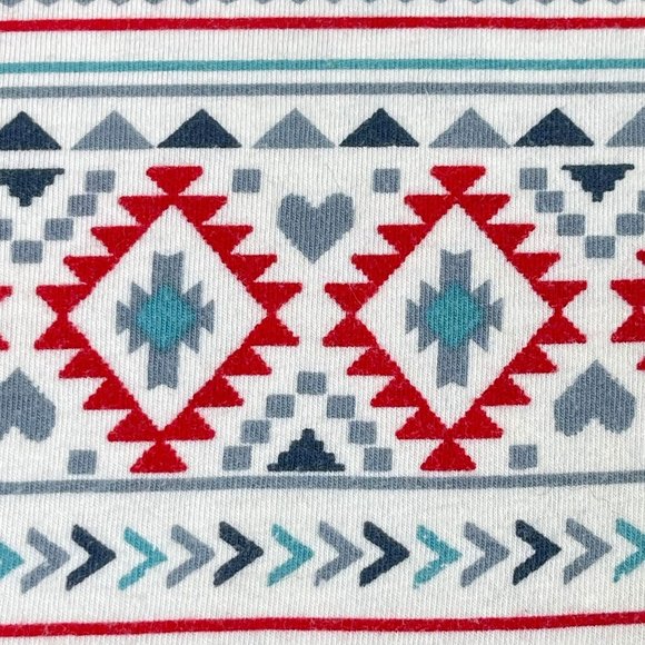 CUDDL DUDS Womens XXL Nordic Fair Isle Hearts Long Sleeve Soft Cozy Top Shirt - Picture 4 of 10